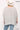 Light Knit And Woven Mixed Boxy Top With Poncho Sleeve - Ethara Jay