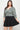 Plus Size, Knit Eyelet A-line Skirt - Ethara Jay