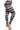 Plus Size Tie Dye Print, Full Length Leggings In A Fitted Style With A Banded High Waist - Ethara Jay