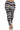 Plus Size Tie Dye Print, Full Length Leggings In A Fitted Style With A Banded High Waist - Ethara Jay