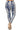 Plus Size Tie Dye Print, Full Length Leggings In A Slim Fitting Style With A Banded High Waist - Ethara Jay