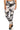 Super Soft Peach Skin Fabric, Floral Graphic Printed Knit Legging With Elastic Waist Detail - Ethara Jay