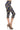 Baseball Printed, High Waisted Capri Leggings In A Fitted Style With An Elastic Waistband - Ethara Jay