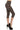 Paw Print, High Rise, Fitted Capri Leggings, With An Elastic Waistband - Ethara Jay