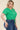 Plus Size Tie Front Drawstring Short Sleeve Crop Top - Ethara Jay