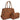 2in1 Matching Design Handle Satchel With Crossbody Bag - Ethara Jay