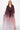 Ombre Chiffon Wrap Front Long Sleeve Tie Waist Slit Front Maxi Dress - Ethara Jay