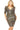 Plus Metallic Sequins 3/4 Puff Sleeve Midi Dress - Ethara Jay