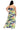 Plus Tropical Leaf Print Surplice Maxi Dress - Ethara Jay