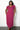 Plus Size Hidden Pocket Batwing Sleeve V Neck Long Dress - Ethara Jay