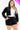 Plus Size Velour Crop Zip Up Hoodie And Shorts Set - Ethara Jay