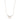 Pearl Ribbon Bow Pendant Necklace - Ethara Jay