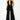 Slinky Wide Leg Jumpsuit W/metal Choker Necklace - Ethara Jay