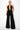 Slinky Wide Leg Jumpsuit W/metal Choker Necklace - Ethara Jay