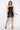 Sequin-studded crisscross back mini dress - Ethara Jay