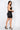 Sequin-studded crisscross back mini dress - Ethara Jay