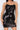 Sequin-studded crisscross back mini dress - Ethara Jay