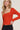 Long slv sweetheart neck seam detail knit top - Ethara Jay