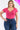 Plus Size Casual Split Neck Solid Short Sleeve Bodysuit - Ethara Jay