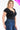 Plus Size Casual Split Neck Solid Short Sleeve Bodysuit - Ethara Jay