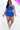 Plus Size Ribbed Cami Crop Top & Ruched Shorts Set - Ethara Jay