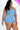 Plus Size Ribbed Cami Crop Top & Ruched Shorts Set - Ethara Jay