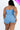 Plus Size Ribbed Cami Crop Top & Ruched Shorts Set - Ethara Jay