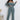 Denim Off The Shoulder Stretch Pant Set Ethara Jay