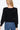 Long Puff Slv V-neck Rib Sweater - Ethara Jay