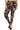 Plus Size Floral Print, Full Length Leggings In A Slim Fitting Style With A Banded High Waist - Ethara Jay