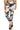 Super Soft Peach Skin Fabric, Floral Graphic Printed Knit Legging With Elastic Waist Detail - Ethara Jay