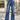 High Rise Bootcut Jeans with Pockets - Ethara Jay