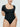 Full Size Square Neck Short Sleeve Bodysuit - Ethara Jay