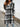 Devine Plaid Long Sleeve Hooded Coat - Ethara Jay