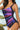 V-Neck Sleeveless Printed One-piece Swimwear - Ethara Jay